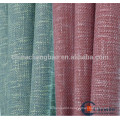 Modern linen fabric eyelet curtains with wide tape